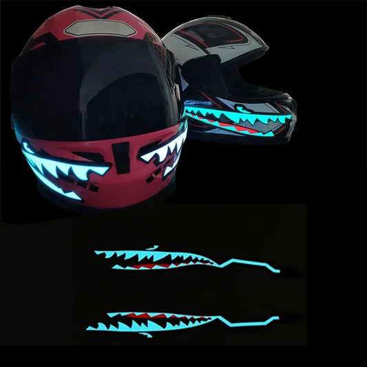 2-in-1 LED Night Shark Helmet
