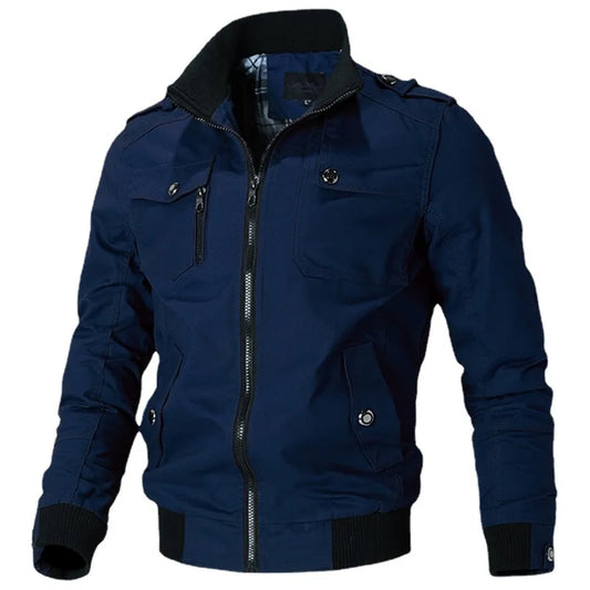 Autumn Bomber Jacket Men 