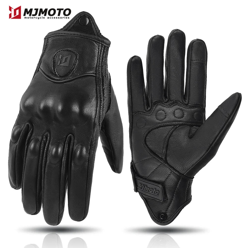 Motorcycle Leather Gloves