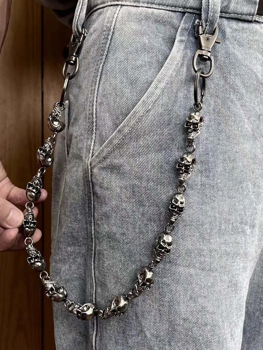 โซ่คาดเอว Retro Skull 55 cm 