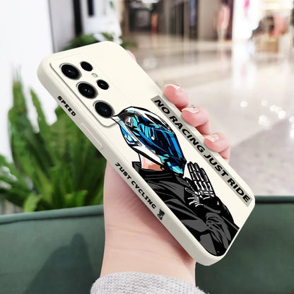Custodia da samsung in moto in sella 