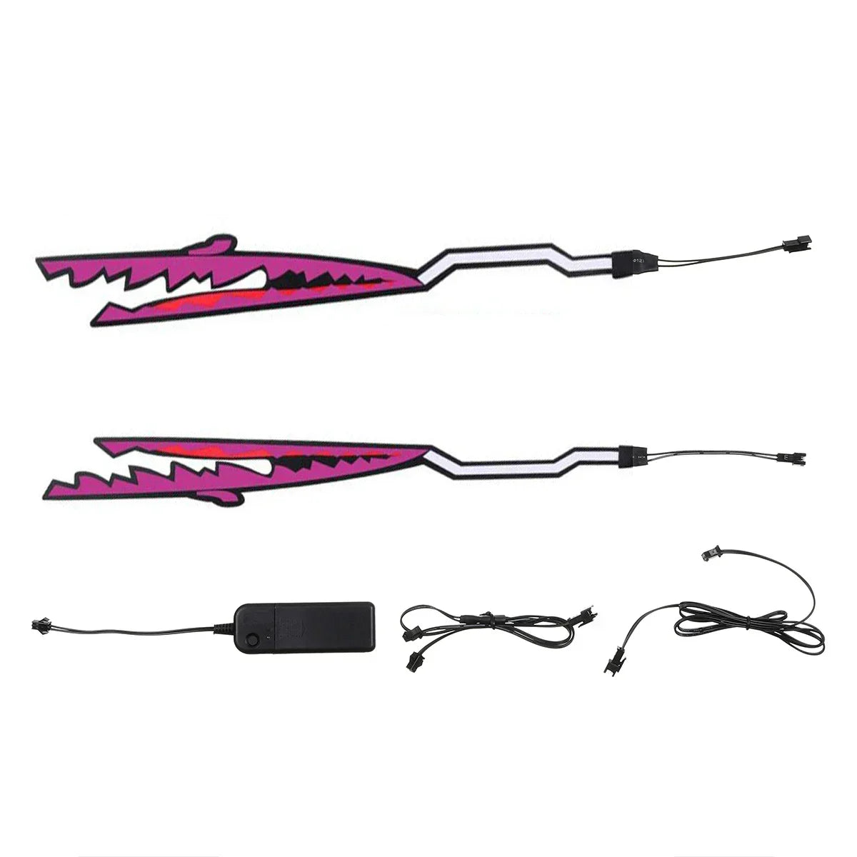 2-in-1 LED Night Shark Helmet