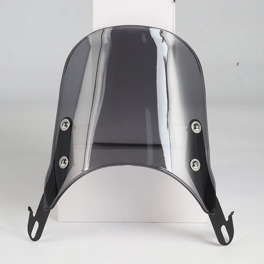 ユニバーサルバイク用ウインドシールド — 4"～7"ヘッドランプ用コンパクトスポーツウインドディフレクター