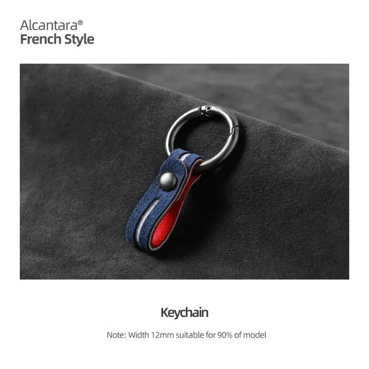 Premium Alcantara Keychain BW