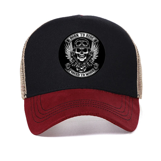 Born to Ride Motorcycle Cap 