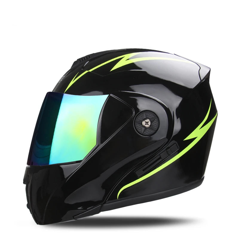 Modular Flip Helmet with Double Lens