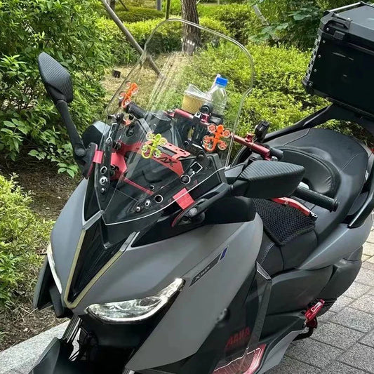 แผ่นบังลม X-MAX 300 ปี 2017–2022 พร้อมแผ่นเบี่ยงลม