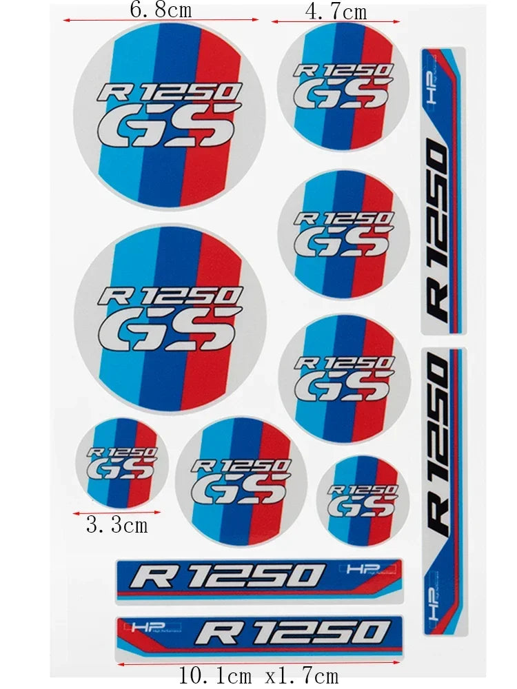 Adesivi moto riflettenti R1250 