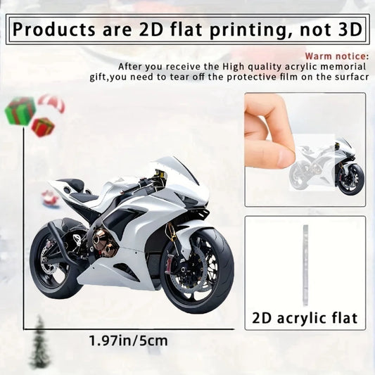 Motorcycle Pendant Keyring 