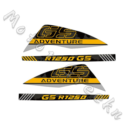 Decalcomanie per paramani moto GS Adventure