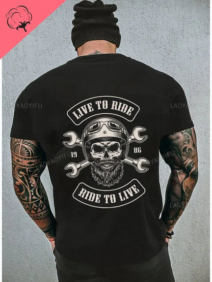 Old Biker & Live to Ride Shirts 