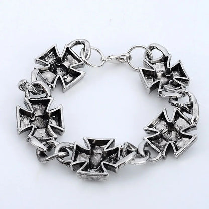 Cross Shape Skull Bracelet 