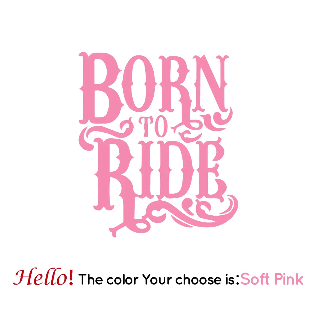 Born to Ride Motorcycle Sticker 