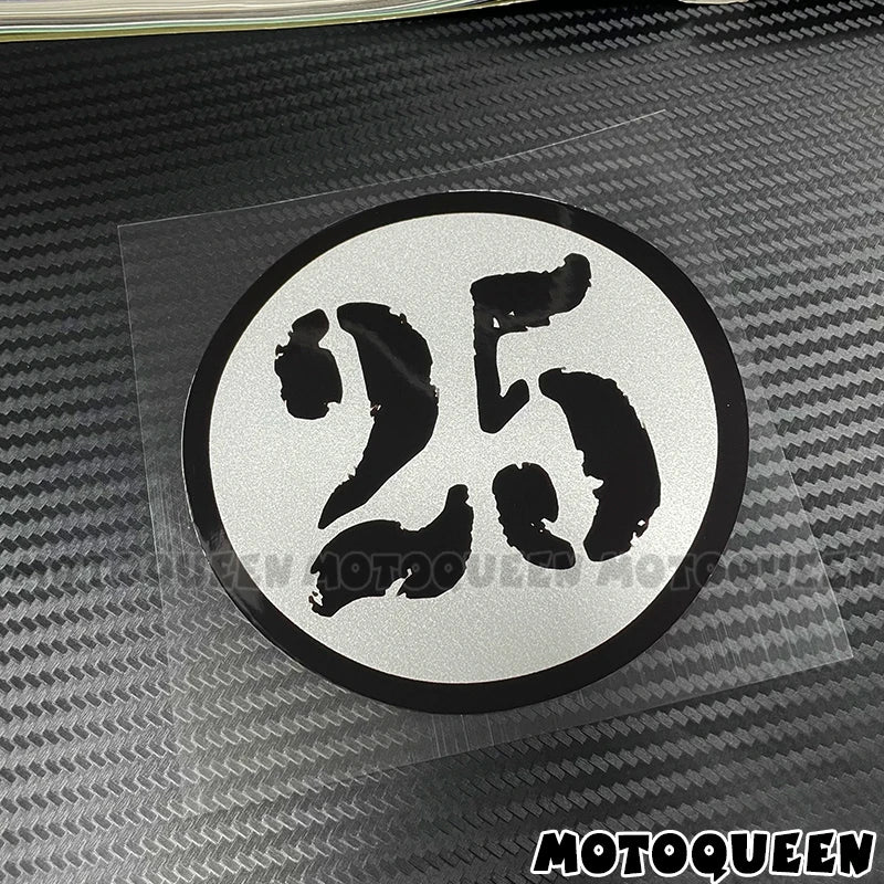 Cafe Racer Number Decals