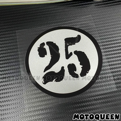 Cafe Racer Number Decals