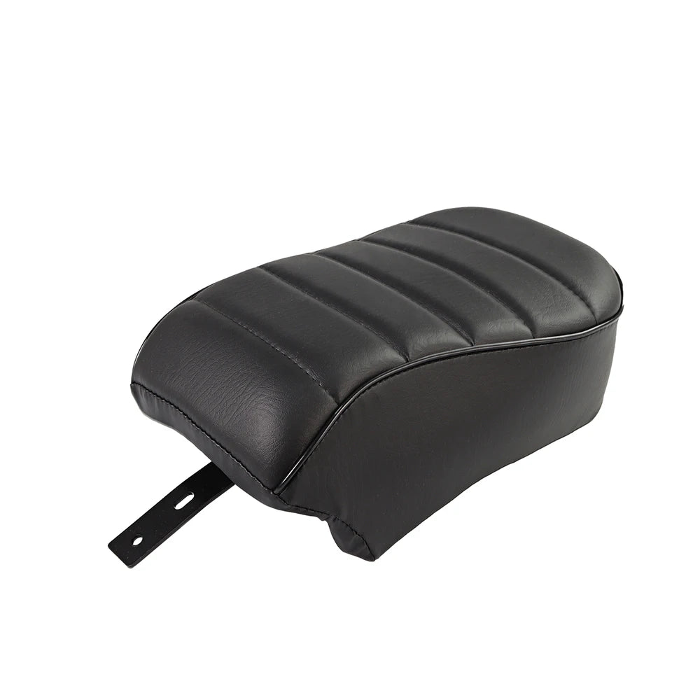 Motorcycle Black Passenger Seat 