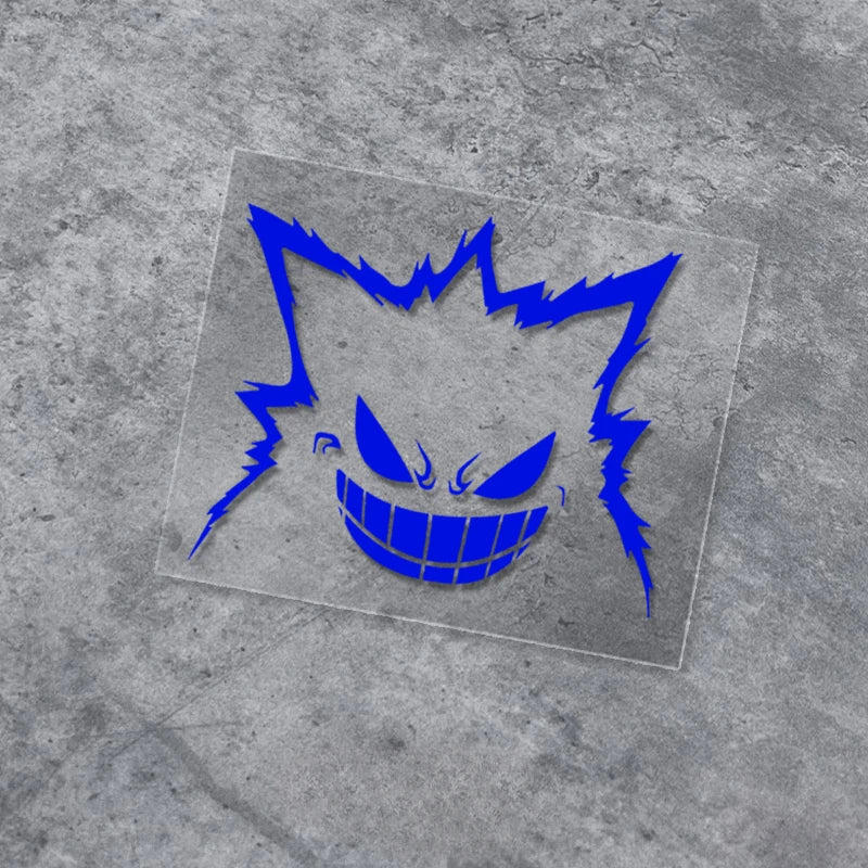 Evil Smiling Face Sticker 