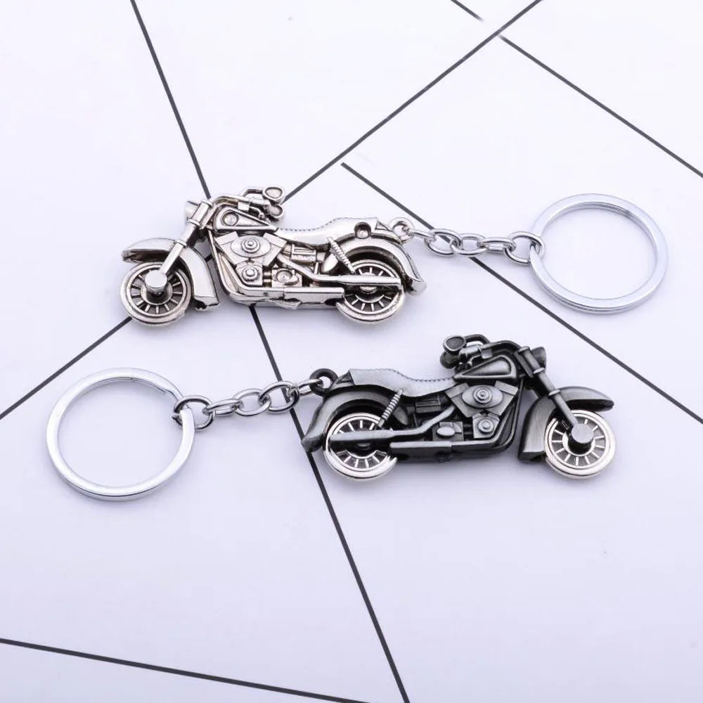 Vintage Motorcycle Keychain 