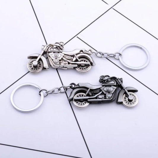 Vintage Motorcycle Keychain 