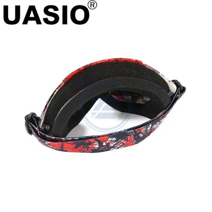 Motorcycle HD Goggles with Mouth Filter 