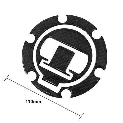 Motorcycle Fuel Tank Cap Protector – Carbon Fiber 