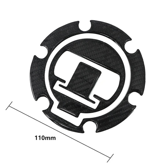 Motorcycle Fuel Tank Cap Protector – Carbon Fiber 