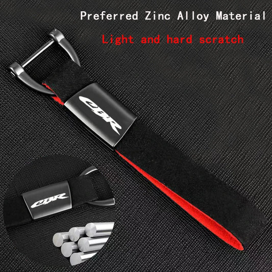 CBR Keyring Alloy Suede