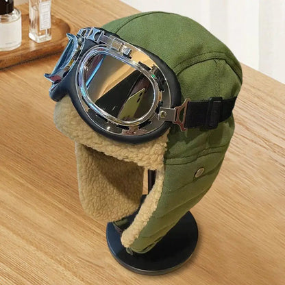 Winter Hat with Goggles 