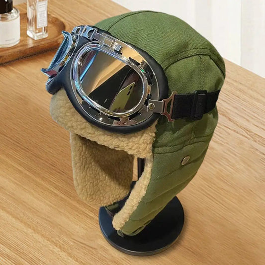 Winter Hat with Goggles 
