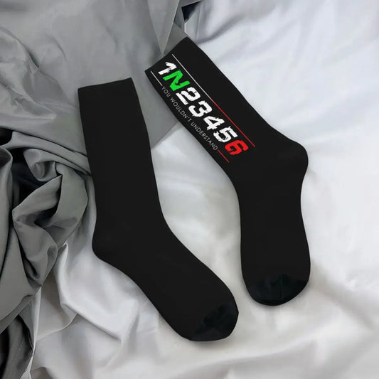 1N23456 Motorcycle Gear Biker Socks 