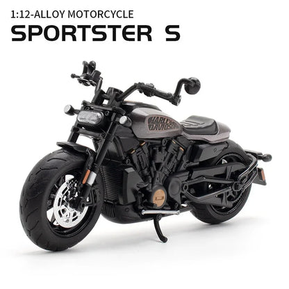 1:12 Alloy Sportster S Racing Motorcycle Model