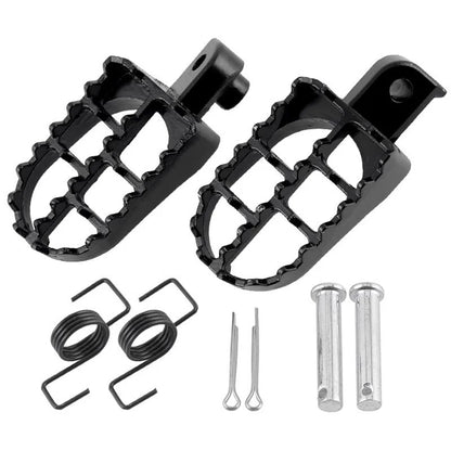 Motorcycle Foot Pegs – Universal Footrests for Dirt & Pit Bikes (1 Pair)