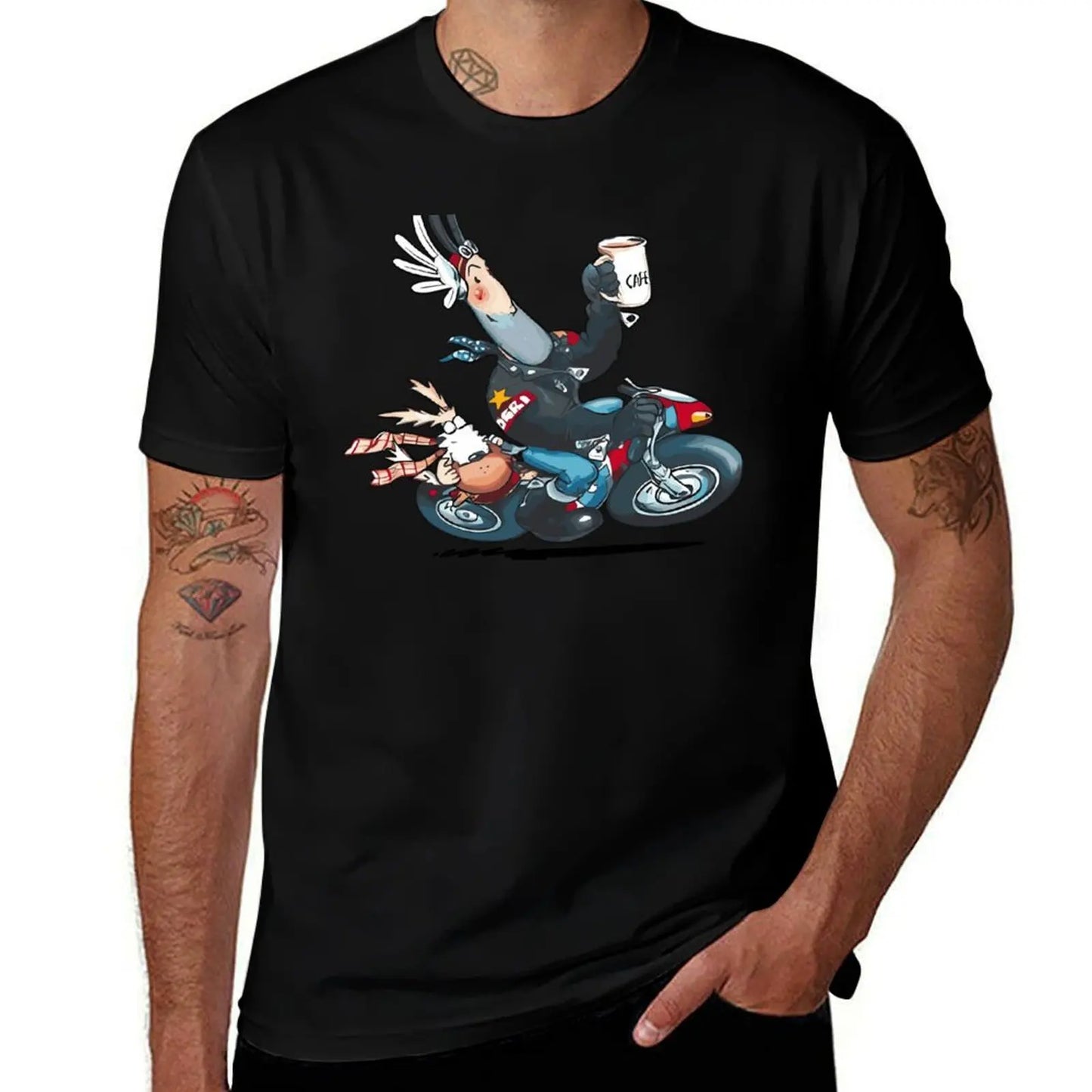 Cafe Racer Biker T-Shirt 