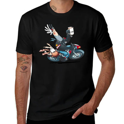 Cafe Racer Biker T-Shirt 