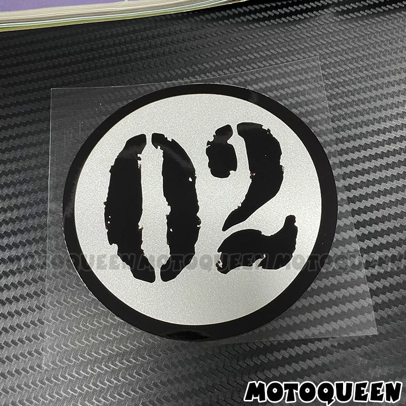 Cafe Racer Number Decals