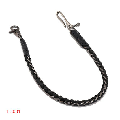 Chaîne de taille en cuir véritable