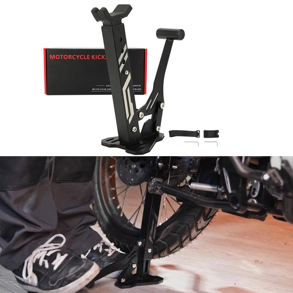 Cavalletto per moto portatile pieghevole