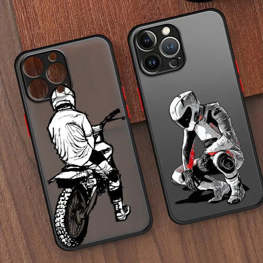 Motocross Motorcycle iPhone Case 