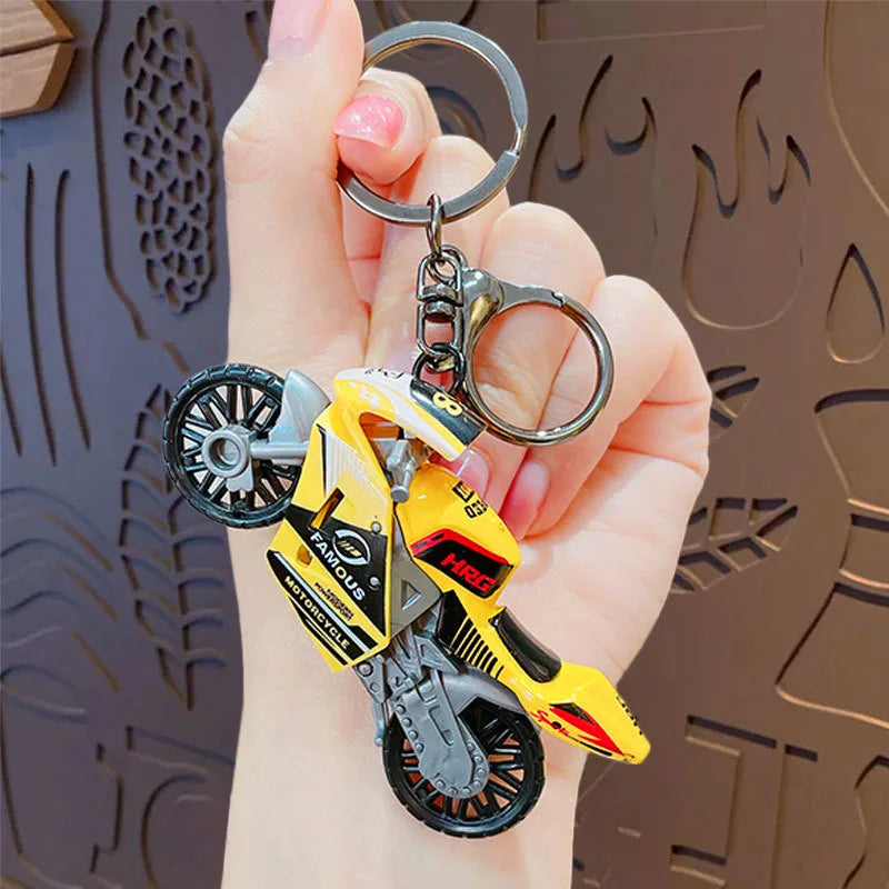 Mini Motorcycle Keychain 