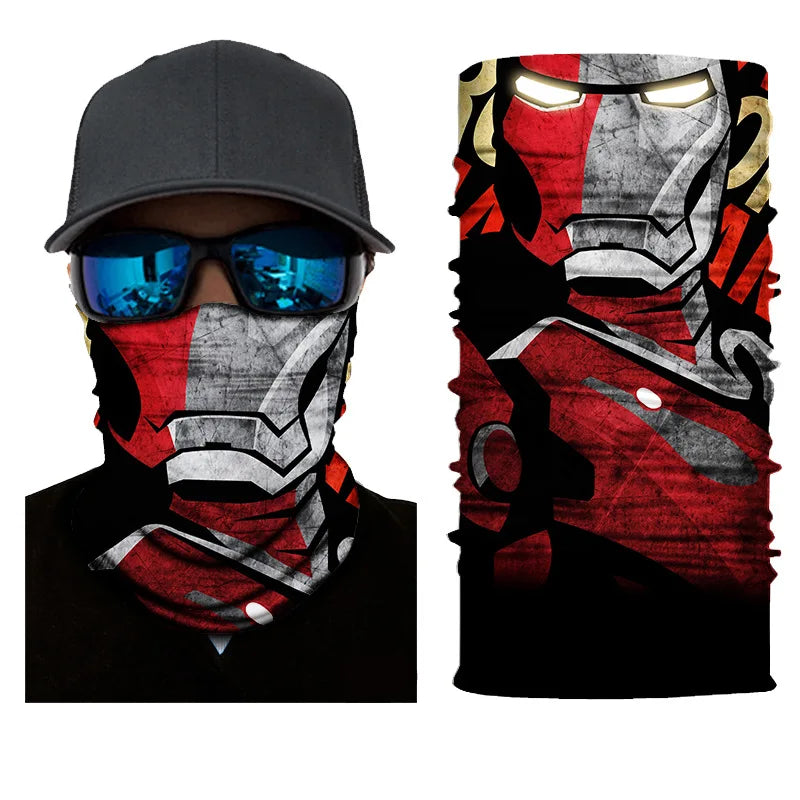 3D Ghost Skull Bandana 