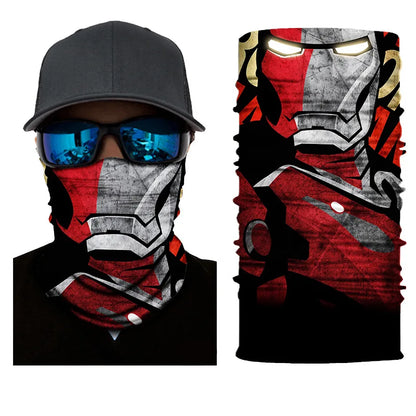 3D Ghost Skull Bandana 