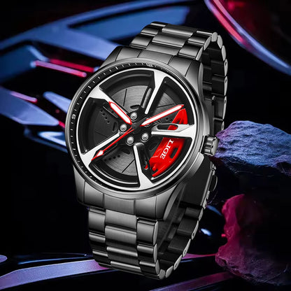 3D Rotating Rim Sport Watch