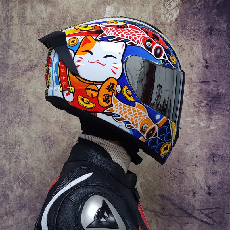 Double Visor Motorcycle Helmet 