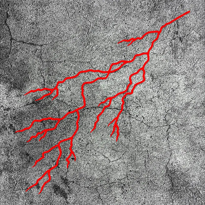 Rainbow Lightning Bolt Decals