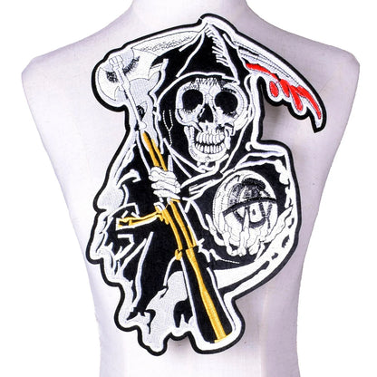 Punk Embroidered Iron On Patches 