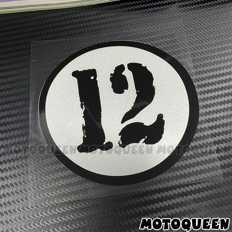 Cafe Racer Number Decals