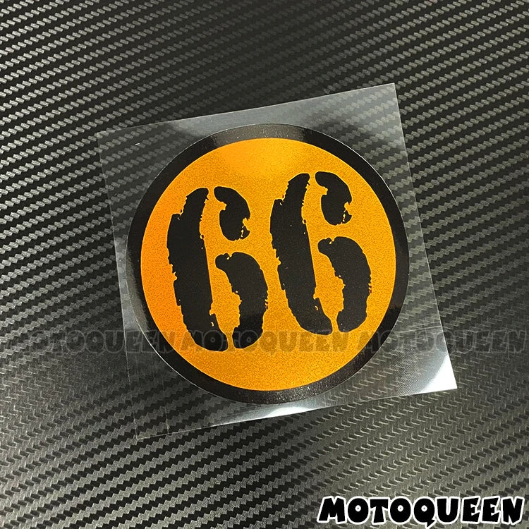 Decalcomanie per numeri di corse motociclistiche