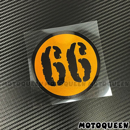 Decalcomanie per numeri di corse motociclistiche