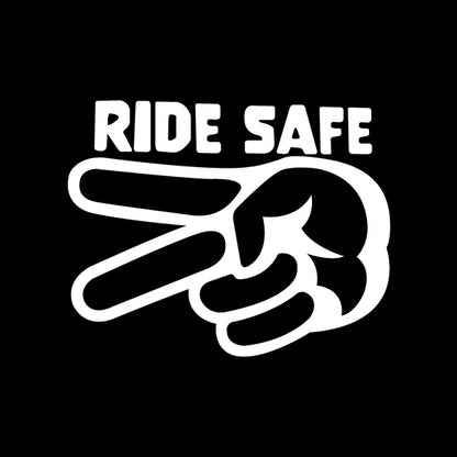 Ride Safe Motorcycle Decal 