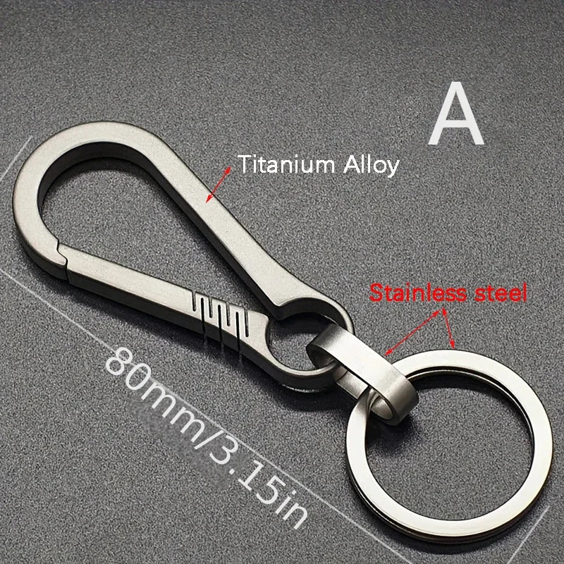 Titanium Alloy Keychain